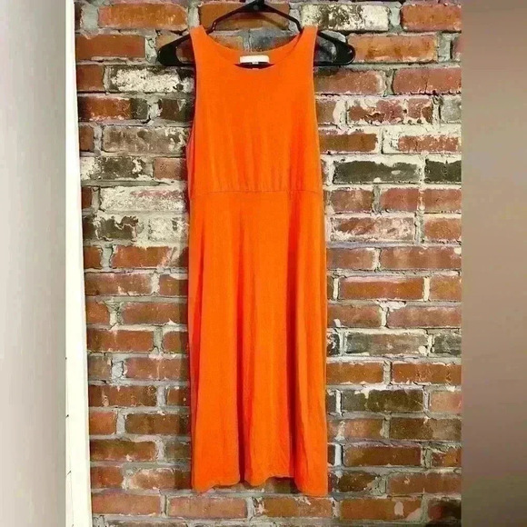 Athleta Santorini Thera High Neck Sleeveless Swing Pullover Dress Size ST - Picture 1 of 8